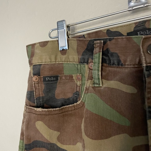 Polo Ralph Lauren Men's The Varick Slim Straight Camouflage Jeans  Size 30 x 30 - Picture 3 of 11